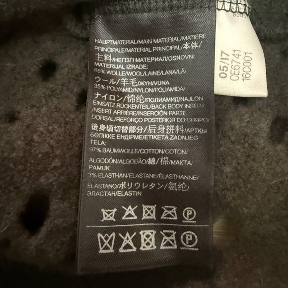 Y-3 Adidas Yohji Yamamoto Perforated Tee Grey XS - Picture 9 of 14